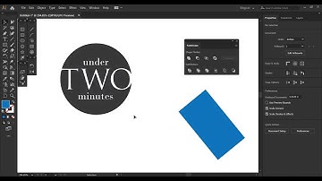 Trim pathfinder function with Illustrator in Under Two Minutes