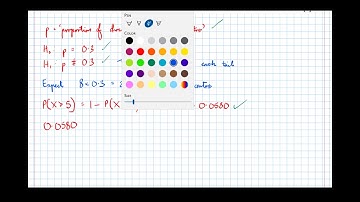 Two Tail Binomial Hypothesis Test [Yr1 Maths (Stats)]