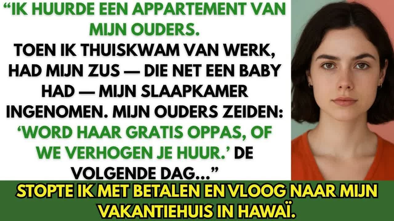 Ik dacht dat ik mijn familie kon vertrouwen tot de ochtend dat mijn vader en moeder me aan de keukentafel lieten zitten en mijn moeder zei: “We verhogen je huur naar de marktprijs tenzij je gratis...