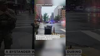 Watch: Reporter Dives for Cover After Shots Fired Near White House, Gunman Killed