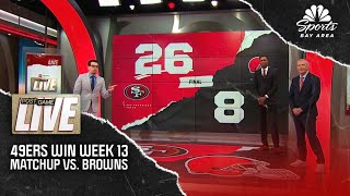 Brock Purdy, Christian McCaffrey shine in 49ers' Week 13 win vs. Browns | NBC Sports Bay Area