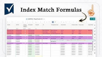 How to use index match formulas Smartsheet (Simple Data Search)
