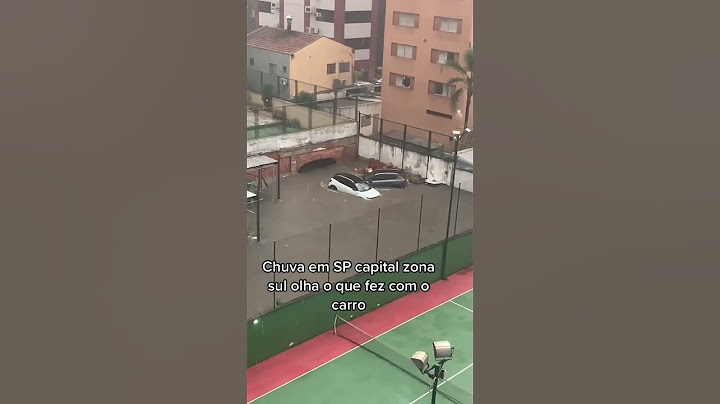 CARRO BOIANDO NAS CHUVAS DE SP