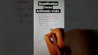 Simple tricks||arithmetic reasoning short tricks SSC RRB NTPC ARI AMIN OTHERS Shorts