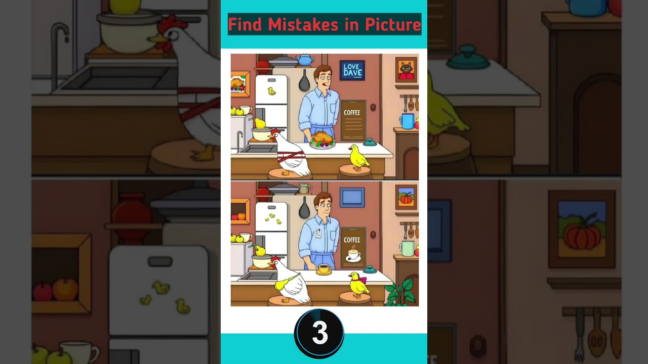 10 Seconds to Spot the Difference Challenge! 🔍 