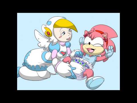 Diapered Sonic characters