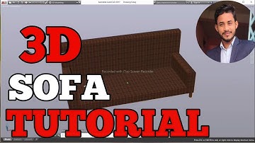 3d sofa-autocad video of sofa @technologynaaz