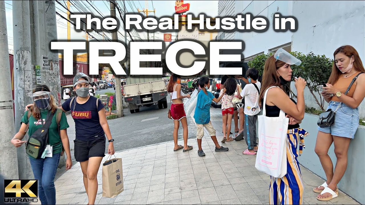The REAL HUSTLE in Trece Martires Cavite Philippines - Walking Tour [4K]