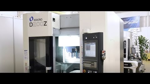 Makino D200Z 5-axis from NCMT- a compact, high-end, vertical machining centre