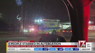 4 people stabbed at Raleigh bar, suspect arrested: Police