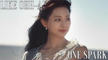 TWICE Korean & English MVs, but every time they say TWICE or the title the song changes