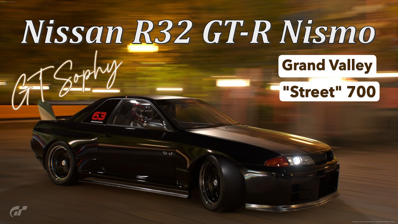 Gran Turismo 7 Nissan R32 GT-R NISMO 1990 GT Sophy 