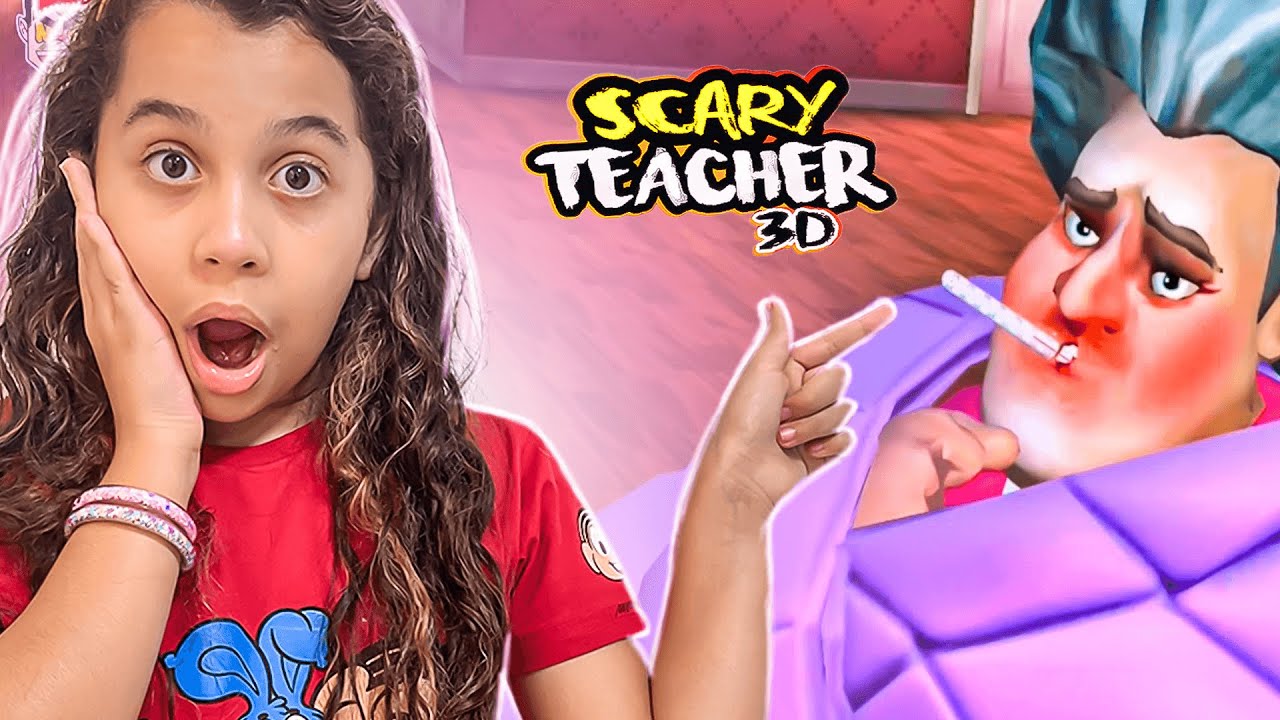 OLHA O QUE ACONTECEU COM A PROFESSORA !!! - Scary Teacher 