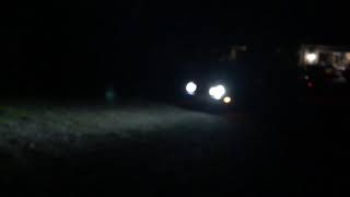 1997 Mercedes E320 Open Exhaust Donuts in the Dirt!
