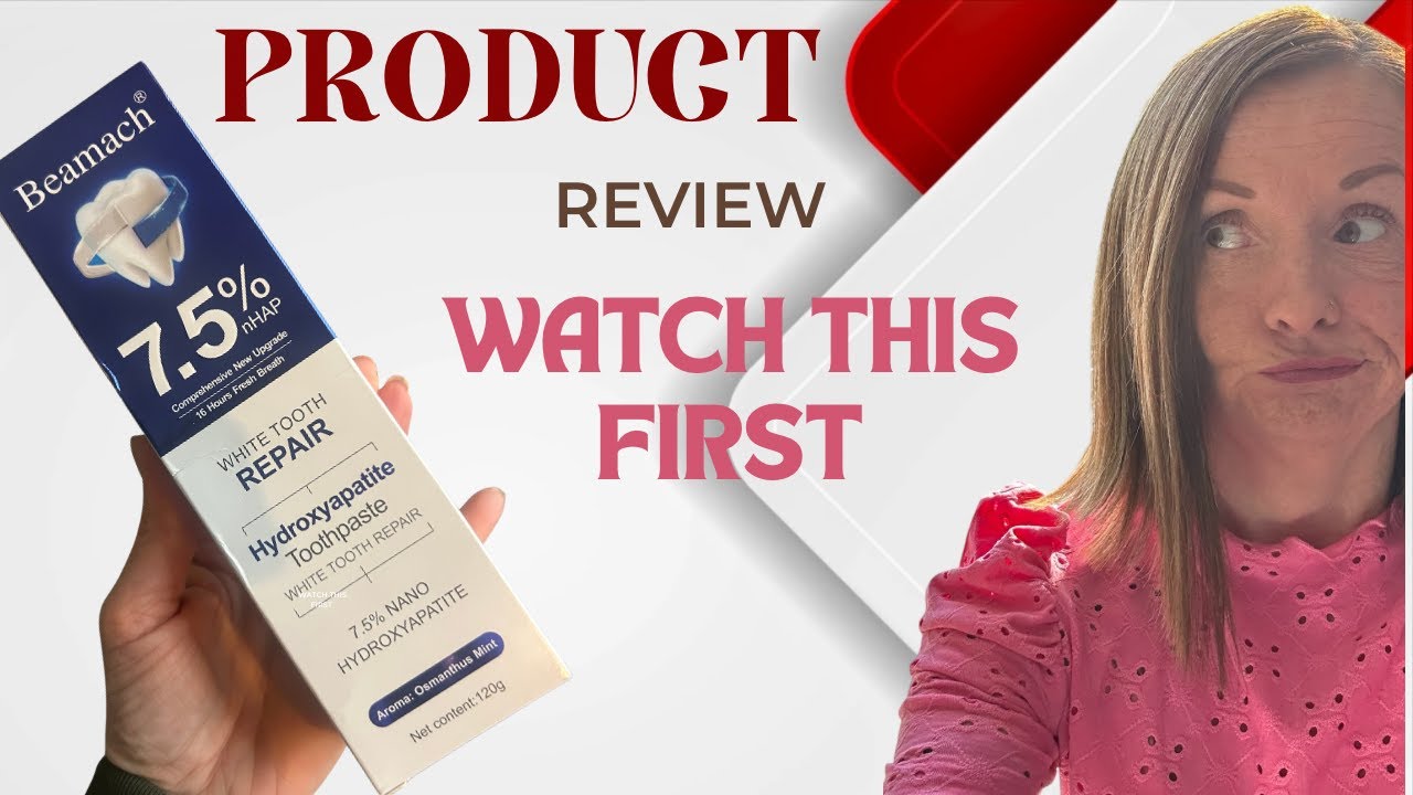 BEAMACH remineralizing hydroxyapatite toothpaste!