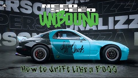 NFS: How to drift like a BOSS