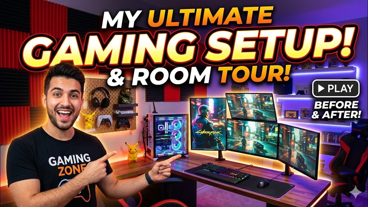 Building my gaming setup 🔥😊 - YouTube