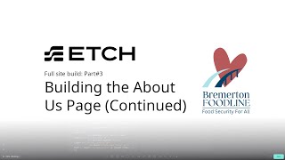 EtchWP Site Build Part 3: About Us Page (Continued)