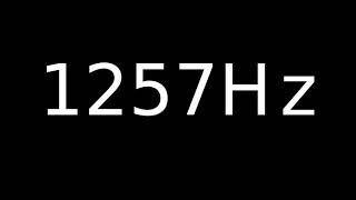 Speaker Sound Test 1257Hz
