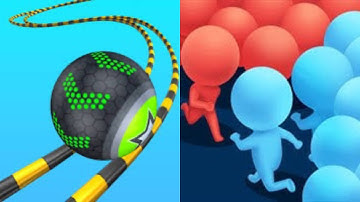 Going Balls vs Count Master - All Level Gameplay Android,iOS - NEW MOD APK UPDATE GAMEPLAY