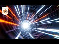 Create A Sci-Fi Tube with Camera Shake in Blender 2.92 & Eevee