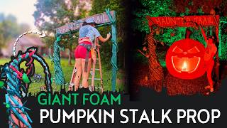 DIY Giant Pumpkin Stalk Tutorial | Build Massive Halloween Pumpkin Vines from Pool Noodles