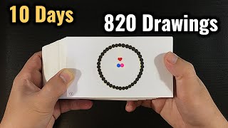 10 Days 800 Page FLIPBOOK The Love Story Of Two Dots Flipbook - Dot Challenge
