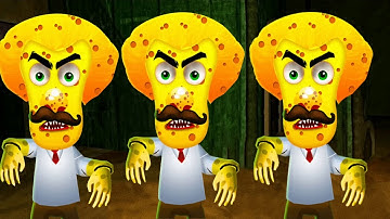 Sponge Horror Neighbor Gameplay Walkthrough Part 1 (IOS/Android)