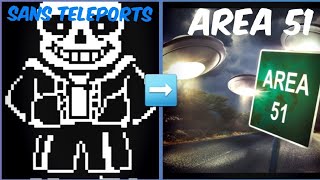 Megalovania But Sans Invades Area 51 And Finds A Spaceship! Uses It's Control Buttons To Make This!