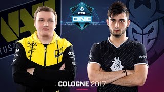CS:GO - Na'Vi vs. G2 [Overpass] Map 1 - Quarterfinal - ESL One Cologne 2017