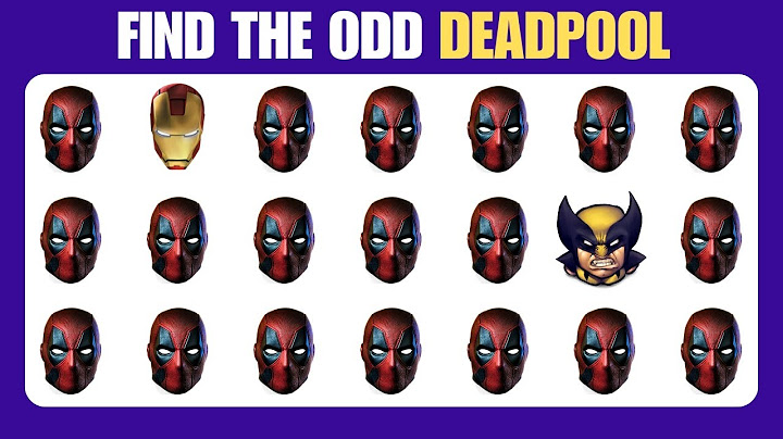 Find the ODD One Out: Deadpool vs Wolverine Movie Edition I Marvel Emoji Quiz 🦹🏻👹