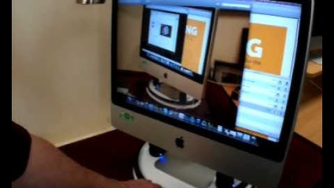 OXO 16" Lazy Susan Turntable as iMac Swivel