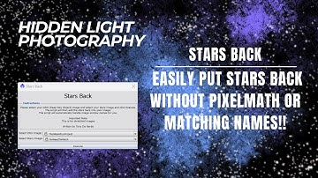 Effortlessly Put Stars Back in Your Images in PixInsight with One Click: No PixelMath Required! 🌟✨