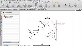 1.4 Lasche - Siemens NX 8 Drafting Training - Break dimension line - Make a gap