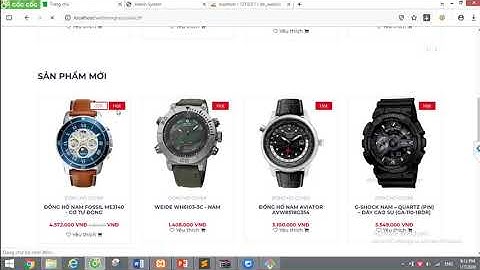 Hướng dẫn và giải thích source code website bán đồng hồ laravel 5.8 2020