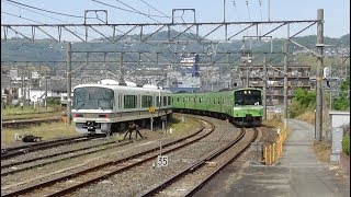 JR西日本　201系　普通電車　奈良行＠王寺