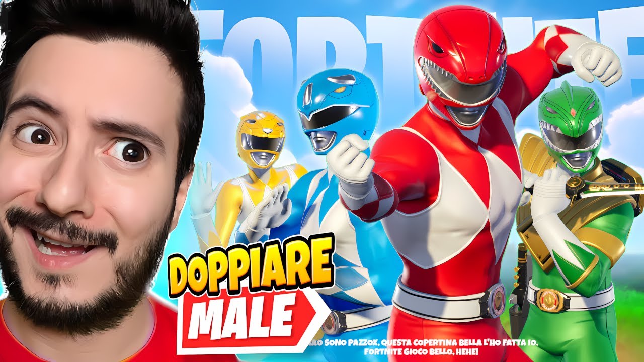 DOPPIARE I POWER RANGERS IN TEMPO REALE Su FORTNITE 🤣 Capitolo 6 Stagione 4