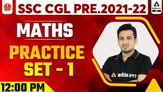SSC CGL 2021-22 | SSC CGL Maths Classes | Practice Set #1