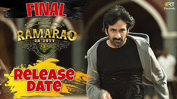 Ramarao On Duty Final OTT Release Date | Ramarao OTT Platform/Digital Rights | ROD ott release