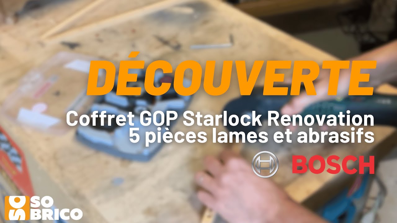 Découvrez le Coffret GOP Starlock Renovation 5 pièces lames et abrasifs