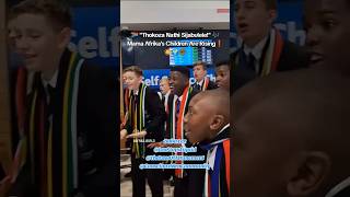  thokoza Nathi Sijabulele  drakensberg boys choir southafrica mzansi airport shorts