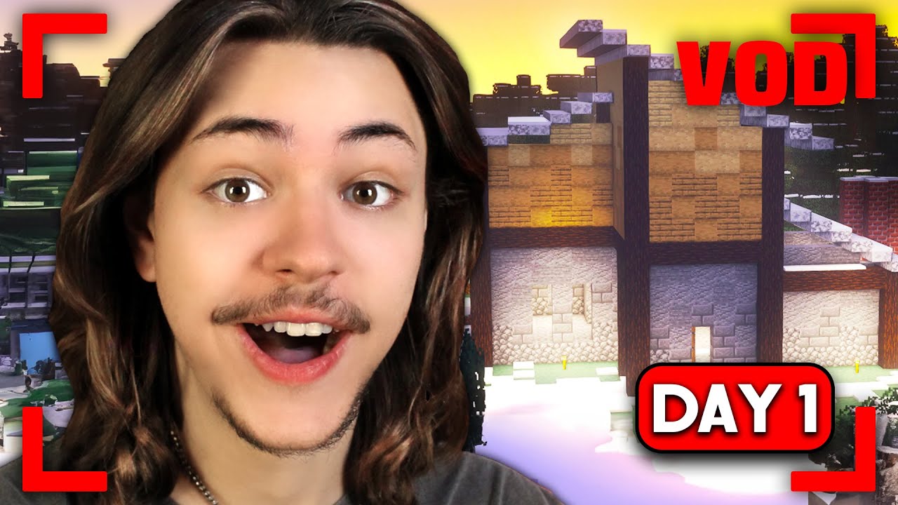 AhawkPlayz | Starting My Forever World In Minecraft!