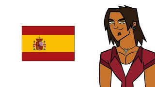 Total Drama characters and their favourite countries