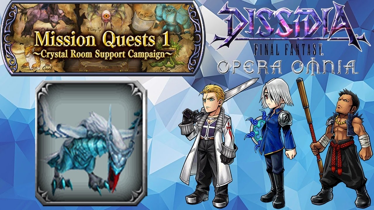 [DFFOO GLOBAL] Mission Quest ~Crystal Room Support Campaign 1~. Mission Quest I LUFENIA