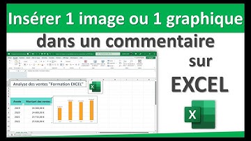 Insérer une image ou un graphique dans un commentaire EXCEL ou dans une note