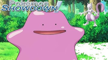 When Ditto Transforms Into The Strongest Pokemon | Gen 1 Random Battle Pokemon Showdown