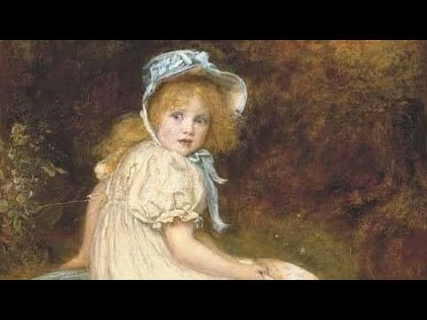 видео: Little miss Muffet, 1884, - John Everett Millais
