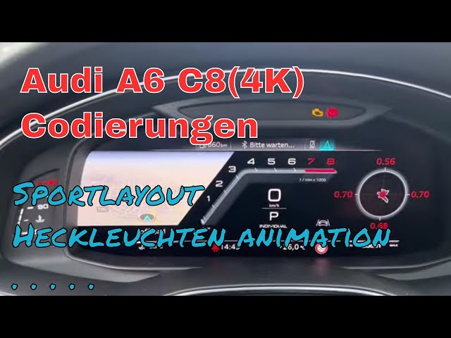 Audi A6 4K Parkbremse automatisch aktivieren freigeschaltet mit