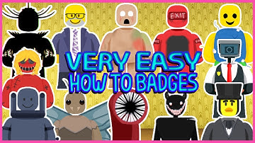 Roblox - [UPDATE] [BACKROOMS] - How to find new 20 Badges in Find The Noobies Morphs