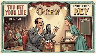 You Bet Your Life (1950) Secret Word Key | Groucho Marx Comedy Quiz Show